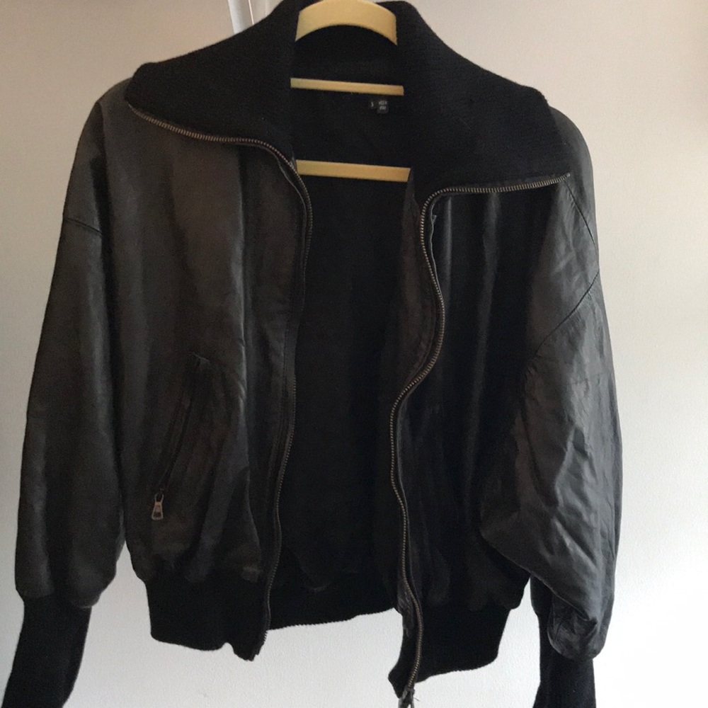 Leather jacket